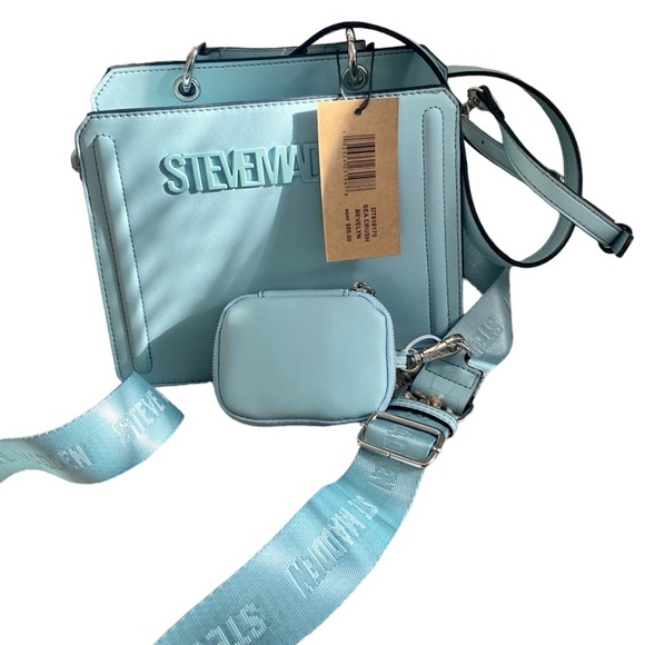 Steve Madden Bmckenna Mini Rosette Crossbody in Blue